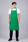 Classic Bib Apron with Pockets – Green